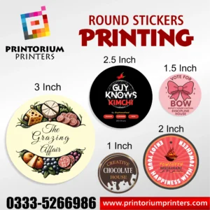 Round Stickers Printing
