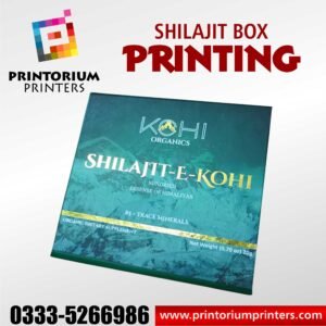 Shilajit Box Printing